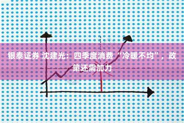 银泰证券 沈建光：四季度消费 “冷暖不均”，政策还需加力